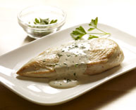 Use creme fraiche with chicken